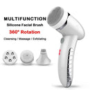 Facial Cleansing Brush Sonic Vibration Mini Face Cleaner ABS Deep Pore Clea