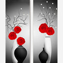 2 Panel Diamond Painting 5D DIY Special Shaped Flower Vase Cross Stitch Kit