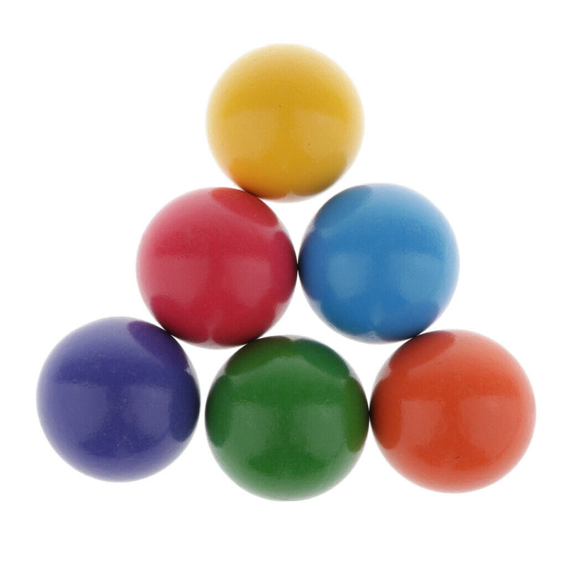 Stacking Up Cups Wooden Rainbow Stacking Balls Kids Educational Toys