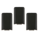 For Microsoft Xbox 360 S Battery Back Cover Door Protector Lid Black - Pack of 3