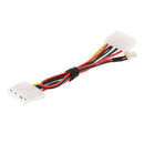Mainboard Extension Power Cable 4pin Male to 4pin Female&3pin Male Splitter