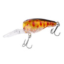 5pcs/set Fishing Lures Plastic Hard Baitt Crankbait with Treble Hook 5#