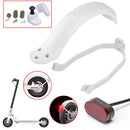 Electric Scooter Rear Fender Support Taillight Set for M365 Scooter (White) A