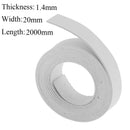 2 Roll White and Red Faux Leather Strap Clothing Decoration DIY Belt Crafts