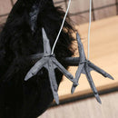 2x Foam Crow Bird Statue Tree Ornament Garden Scarecrow Outdoor Pest Control