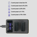 Mamen LP-E10 LPE10 LP E10 Digital Camera Battery Batteries LCD Dual USB Cha