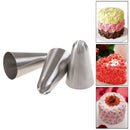 1Set Medium Icing Piping Pastry Nozzle Tips Baking Tool Stainless Steel Nozz Hn
