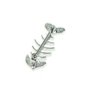 Cartoon Enamel Brooch Fish Bones Badges Brooches Lapel Pins Jewelry~ MDFSH3C