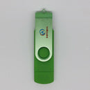 32GB USB Flash Drive Memory Stick Storage Pen Drive for Cellphone PC Green