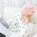 Random Microfiber Hair Turban Quickly Dry Hair Hat Wrapped Towel Bathing Cap LJA