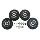 RC Rubber Front Rear Tire w/ Bolt Screw Sleeve for WLtoys 124018 1/12 RC Car