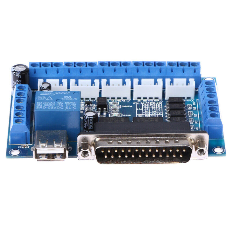 Mach3 CNC Stepping Motor Driver Interface Adapter Breakout Board +USB Cable