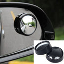 Tide New For Car 2 Pcs Round Stick-On Convex Rearview Blind Spot Mirror Set New