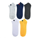 men 10 color woven lable Comfo rtable Cotton Sock Slippers Short Ankle So~S3 Gw
