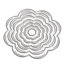 7Pcs/Set Flower Circles Metal Cutting Dies Stencils DIY Scrapbook A
