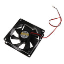 80mm Case Fan 12V DC PC CPU Computer Cooling Fan 2Wire 2Pin 8025 Black
