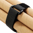 30pcs Black Cable Ties Straps Reusable Hook Loop Wire Strap Tie Management