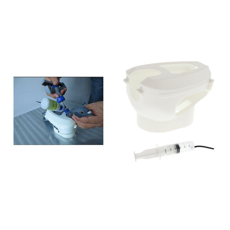 Plastic Easy Holder Racing Pigeon Bird Parrot Frame Rack Fluid Infusion