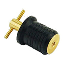 Brass Rubber 1inch Twist Turn Boat Drain Plug Heavy Duty Boat Hardware