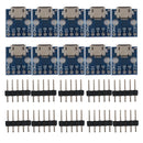 50Pcs Female Micro USB to DIP Adapter Converter 2.54mm PCB Breakout Board