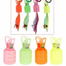 Fishing Shrimp Hook Protector Cover w/ Buckle Wooden Hook Squid Umbrella Storage