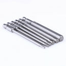 6pcs 100mm Length 1/4 Inch Hex Shank Magnetic Hexagon Head Screwdriver Bit