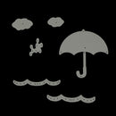 Umbrella Metal Cutting Dies Stencils For DIY Scrapbooking Photo Album Paper BX