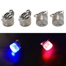 LED Earrings Light Up Bling Ear Studs Blue Red Flash Accessories Men Women 3c