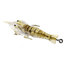 5Pcs 4cm 2g Fishing Lure Soft Super-Lightweight Vivid Shrimp Prawn Bait Sha W3Y5
