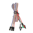 Desktop Computer ATX Power ON/OFF Reset 2x Switch W/ LED HDD Cable