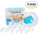 8Pcs stop snoring nose vents clip anti snore sleep apnea nasal dilators dev FT
