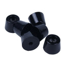 6 Pcs10mm inner Dia Chair Furniture Foot Rubber Covers Pads Protector Y3W6