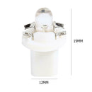 10pcs T5 B8.5D LED Car Light Auto Dashboard Instrument Light Bulbs Lamp White