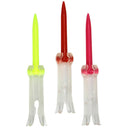 Rubber Golf Tees 3in Unbreakable, Low Friction Golf Nails 3-Pack for All Over