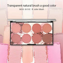 Miss Rose New 8-Color Facial Blush Powder Facial Contour Natural Moisturizi