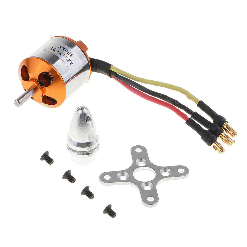 Brushless Motor A2217 950KV for Fixed Wing Motor Accessory 10'' 11'' Propeller