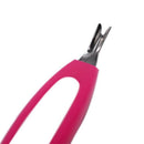 2in1 Nail Tips Buffer File Cuticle Trimmer Cuticle Pusher Remover Nail Tool- LJ