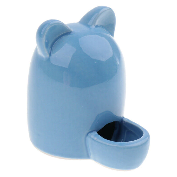 Ceramic Hamster Small Pet Automatic Water Drinker Feeder Color Random