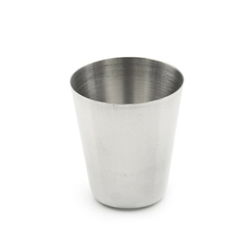 4X Camping / Travel Stainless Steel Shot Glass Set Gw