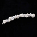 Women Bridal Wedding Diamond Crystal Rhinestone Flower Hair Pin Clip Pear Dwwj