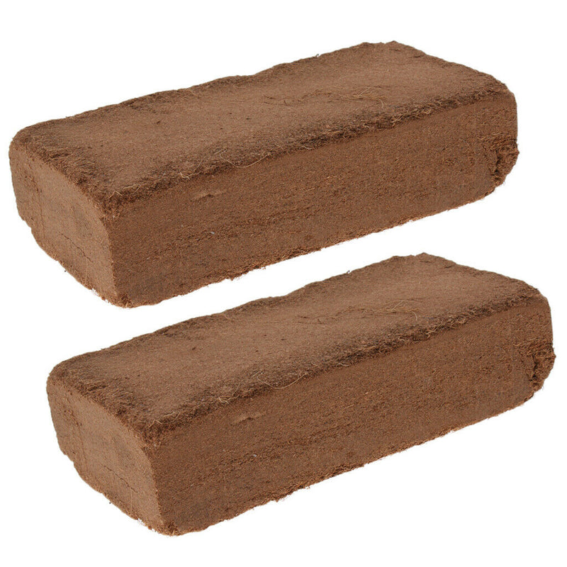 2Pcs Reptile Lizard Tree Frog Spider Centipede Coconut Shell Powder Bedding