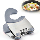 Stainless Steel Heat-resistant Spoon Holder Rest Spatula Pot Clip Kitchen To_kz