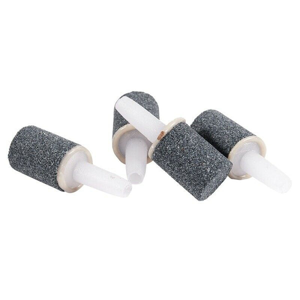 4 Pcs Aquarium Fish Tank Cylinder Mini Air Stone Bubble Aerator Pump N8Q3