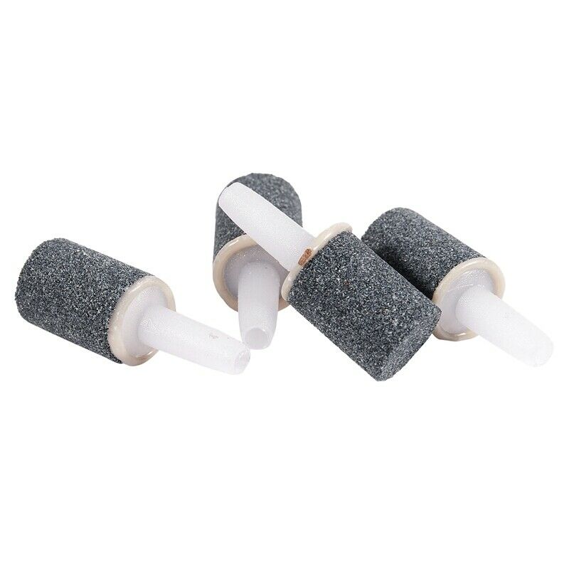 4 Pcs Aquarium Fish Tank Cylinder Mini Air Stone Bubble Aerator Pump N8Q3