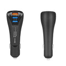 Quelima Qc 3.0 3 Ports Usb Charger Quick Car Charger Adapter Auto Mobile Ph C3P3