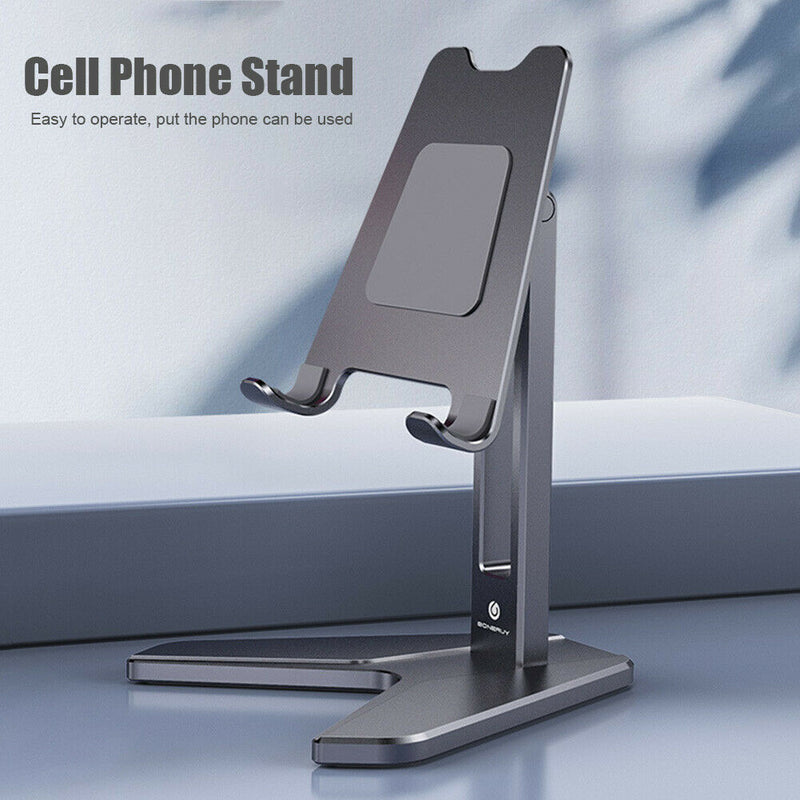 Anti Slip Aluminum Alloy Support Cell Phone Stand For Desk Lazy Tablet Holder