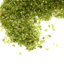 50g Natural Peridot Olivine Quartz Stone Rock Chip Lucky Heal Stones.Mineral 3C