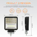 400W 6000K Led Work Light Bar Flood Spot Beam Offroad 4Wd Suv Driving Fog L L4I3