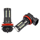 2 PCS H8/H11-2016-66SMD LED 12V Auto Car Fog Light Headlight Bulbs