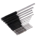 14pcs Durable Pin Punch Tool Set Roll Pin Punch + Hollow End Starter Punch